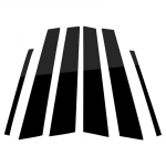 L&auml;ikiv must autoakna samba postikleebis Decor Trim Kile sobib Honda Accordile 2008-2012 must