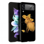 Armas multifilmi Capybara telefoni&uuml;mbris Samsung Galaxy Z Flip 3 4 5 kokkupandava korpusega Samsung Z Flip3 Flip4 k&otilde;vaarvuti p&otilde;hikaanele Samsung Z Flip 5