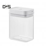 &Otilde;hukindel toidukonteiner kaanega BPA-vaba k&otilde;rge l&auml;bipaistvusega virnastatav disain teravilja kuivtoidu hoiukarp 500ML