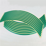 Veekindlad mootorratta helkurkleebised Veljeteip Mootorratta rattakleebis Modifitseeritud rattakleebised punane