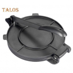 Tortilla Press 8-tolline taignapress Pataconera Roti Maker Taco Press Tugev roostekindel Lihtsalt kasutatav pannkoogimasin omatehtud maiuspalade jaoks 8 must