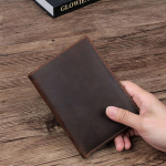 100% ehtsast nahast passihoidja Vintage reisipassi &uuml;mbris meeste naiste suure mahutavusega kaardi rahakott kaardikott