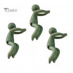 3 tk antropomorfne taimehoidja Taimede tugialus v&otilde;rsete varte jaoks, pistikud, armsad taimetoed siseaedade kaunistamiseks v&otilde;i taimede jaoks 3pcs heleroheline v&auml;rv