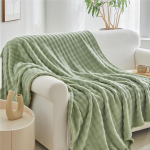Konditsioneeritekk Lambatekk Korallflanell Diivanikate Tekk Uinak Kontor Cape Tekk Mullij&auml;nese Flanelltekk Korallveluurist Tekk 100X150cm roheline