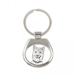Shiba Inu, Japanese Small Size Dog, Japanese Brushwood Dog - keychain with a dog, keychain with a print, personalized pendant from the Art-Dog brand