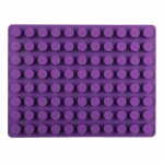 88 &otilde;&otilde;nsusega silinder kummikommi silikoonvorm Lihtne puhastada mittenakkuv &scaron;okolaaditr&uuml;hvlivorm Suupisted pralinee tarretis karamellvorm lilla