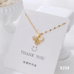 Uus ni&scaron;&scaron; disain retro liblikas mikroinkrusteeritud tsirkoon ripats kaelakee naiste mood rangluukett