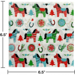 20tk/pakk 33*33cm 2-kihiline &uuml;hekordne peosalvr&auml;tik j&otilde;ulumuster