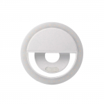 Internetis reaalajas selfie shot LED-v&auml;lklamp, laetav klambriga t&auml;itevalgusti One Size valge