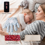 Baby Pat Sleep, et leevendada beebi &scaron;okkidevastane unenukk Automaatne laks elektriline Baby Pat tuharad rahustav k&auml;epadi imikute patsutav m&auml;nguasi One Size