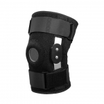 1-osaline p&otilde;lvetugi P&otilde;lvetugi toetav liigeste kaitsja reguleeritav sportlik p&otilde;lvetugi meniskiliide must