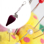 Portable Pin Cushion Cute Easy to Carry Sewing Necessities Holder for Dressmaking Chili shaped
