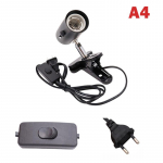 Uva+Uvb roomajate lampide komplekt, klambriga keraamiline valgustite hoidja kilpkonnale, kes peesitab UV-kiirgusega A3