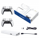 M15 HD juhtmevaba retrom&auml;ngukonsool &ndash; kahe m&auml;ngijaga, 2,4G, miniteleri konsool k&auml;epidemetega koduseks m&auml;ngimiseks 64G (large package) 3W+ games