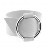 Moeehted Aksessuaarid Metallist punkmust, suur &uuml;mmargune nahast k&auml;ev&otilde;ru h&otilde;be