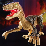 Jouet de dinosaure electrique t&eacute;l&eacute;command&eacute; de simulation - ROKOO - Brun - Int&eacute;rieur - Mixte - 3 ans - Piles