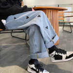 Naiste teksad Lihtsad vabaaja sirged Harajuku s&uuml;damekirjaga lahtised &scaron;ikid High Street p&uuml;ksid XXXL