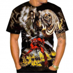 Kuum m&uuml;&uuml;a uus Live Dead 3D printimine T-s&auml;rk Rock Music &Uuml;markaelusega l&uuml;hikeste varrukatega Heavy Metal Fashion vabaaja meeste unisex top 6XL