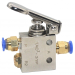 2 asendis 2 asendis mehaaniline klapp 6 mm pistik