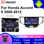 Honda Accord 8 2008 - 2012 Autoraadio GPS Android Navigatsioon Multimeedia Auto 2din Autoraadio 4 core 1GB+32GB carplay
