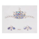 N&auml;o v&auml;&auml;riskivid Juveelid Kleebis S&auml;ravad n&auml;okaunistused Rhinestones Kleebised Festival Kehakaunistused Teemantmuusikafestivali t&auml;toveeringud