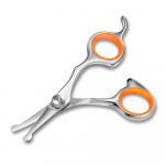 Roostevabast terasest kassihooldusk&auml;&auml;rid Professionaalsed koerte juuksek&auml;&auml;ride puhastamine oranž