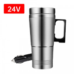 12V 24V 300ml auto elektriline soojendustass roostevabast terasest auto termose veekeetja kaasaskantav vee-kohvi piima termokruus autole