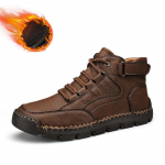 Meeste poolsaapad K&auml;sitsi valmistatud pl&uuml;&uuml;sist kingad S&uuml;gis- ja talvejalatsid, 39-48 38 must