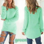 Naiste riided S&uuml;gis- ja talvekampsunid Vabaaja pikkade varrukatega kampsunid Naiste O-kaelusega s&auml;rgid Puuvillane Pullover Avatud kampsunid 4XL pruun