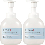 Illiyoon Ceramide Ato Bubble Wash & Shampoo Body Wash, 400ml, 2 units white