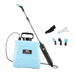 Electric Lawn Sprayer, High Pressure Easy to Carry, Convenient Water Spray Bottle, Garden 5L Blue
