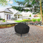 Tulekaevu kattekauss 210D Oxfordi riidest v&auml;likamina vastupidav kaitse Round 86x86x38cm
