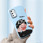 &Uuml;hev&auml;rviline h&otilde;bedase servaga objektiiv, rasvane korpus, pehme TPU vedel silikoonist kate P&otilde;rutuskindel telefoni&uuml;mbris Xiaomi Redmi Samsungile Samsung A12 roosa