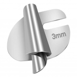 8tk roostevabast terasest &otilde;mblusvaltsitud &auml;&auml;risjalg 3mm-10mm universaalne &otilde;mblusmasina pressjalg DIY Crafts hemming puller tool