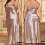 Pidžaamad, Naiste sukkadega &ouml;&ouml;s&auml;rk, Intiimpesu, Seksikad sukkadega pidžaamad, aluspesu, lahtised satiinist koduriided 2XL