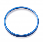 Auto esitulede l&uuml;liti dekoratiivne raami r&otilde;ngas Volkswagen VW Golf Jett MK5 MK6 Passat B6 B7 CC Touran Tiguan jaoks sinine