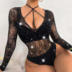 Uus naiste mood Hollow Bling pesukomplekt Seksikas naistepesu naistele one size must