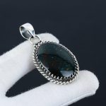 Jaspis Gemstone K&auml;sit&ouml;&ouml; 925 Sterling H&otilde;be Ehted Ripats, Looduslik Jaspis, Puhkusekingitus Talle Ehted Erilisteks S&uuml;ndmusteks 1.96" roheline