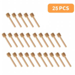 Kvaliteetne mee segamisvarras segamisk&auml;epidemega purgi lusikas praktiline 100 tk puidust vanker Honey pikk pulk tarvikud mee k&ouml;&ouml;git&ouml;&ouml;riistad