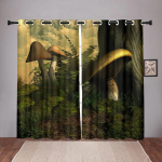 Loodus Seenemets Unistav pimendav aknakardin Magamistoa Elutoa Vannitoa K&ouml;&ouml;k Ukseesik K&otilde;rge varjutus Uus mood W55 X H120cm X 2&HOOK