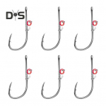 6/12 tk Eluskrevettide kinnituskonks Tugeva t&ouml;&ouml;v&otilde;imega s&uuml;sinikterasest okastkonks auguga magevee merevee &otilde;ngekonks p&uuml;&uuml;gitarvikud 6pcs 4