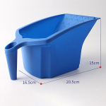 1 tk rullpintsel, mis hoiab v&auml;rvitopsi materjal Mugav konstruktsioon Sinine plastikust v&auml;rvialuse v&auml;rvit&ouml;&ouml;riistade komplekt 20.5*16.5*15cm