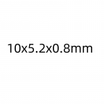 50 tk/partii PVC-plastist tihend Mikro &Uuml;li&otilde;hukesed Tarvikud Nuga Spetsiaalne Riistat&ouml;&ouml;riist Tihend Kokkupandava Noa Tarvikud 10x5.2x0.8mm