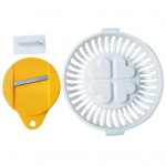 Mikrolaineahjus kartulikr&otilde;psude valmistaja kr&otilde;bedate kr&otilde;psude jaoks taimetoitlastele, veganitele, mitmek&uuml;lgne viilutaja