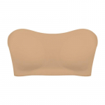 Seksikas ja traadita &otilde;lapaelteta pitsist rinnahoidja eemaldatavate patjadega, nailonist ja spandexist, elastsest ja &uuml;hev&auml;rvilisest rinnahoidjast. S must