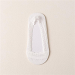 Kevad-suvi &otilde;hukesed libisemiskindlad sokitallad n&auml;htamatud &uuml;ksikud kingad l&uuml;hikesed sokid k&otilde;rged kontsad pitssokid One size valge