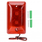 12V Juhtmega Alarmi Stroboskoop Sireen Heli Sireen Vilkuv Valgus Turvalisuse Alarms&uuml;steem