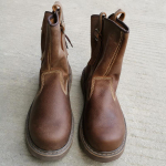 Eripakkumine: Ehtsast nahast l&uuml;hikesed saapad - Unisex retro ratsas&otilde;idu- ja Martini stiil, hingavad ja trendikad 38