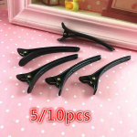 5 tk/partii Mustad juukseklambrid Professionaalsed juuksurisalongid Juuksen&otilde;elad Juukseaksessuaarid Peakatted Barrette Juuksehooldus Stiilit&ouml;&ouml;riistad 5Pcs