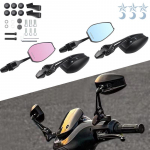 Universaalne pimestamisvastane tahavaatepeegel mootorratastele ja Maverick elektriautodele Black Appearance (Purple Glass)